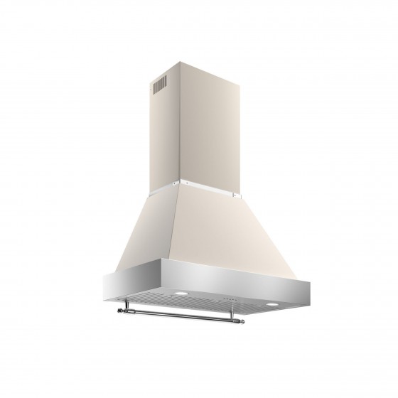 Bertazzoni K90 HER T X + KC36 HER T AV  Απορροφητήρας Καμινάδα 752cm/h 100cm Μπεζ/Inox 8059304880353 